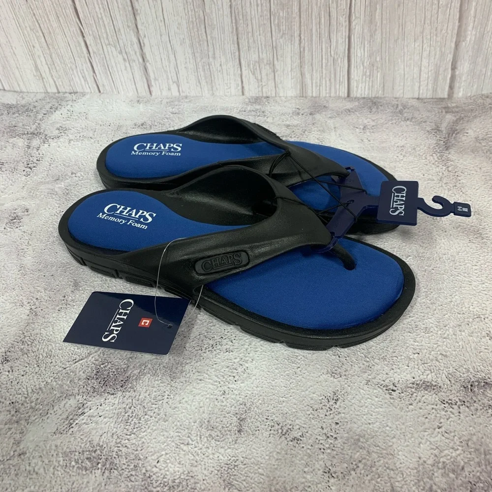 Chaps Memory Foam Flip Flop Sandals - Picture 2 of 5